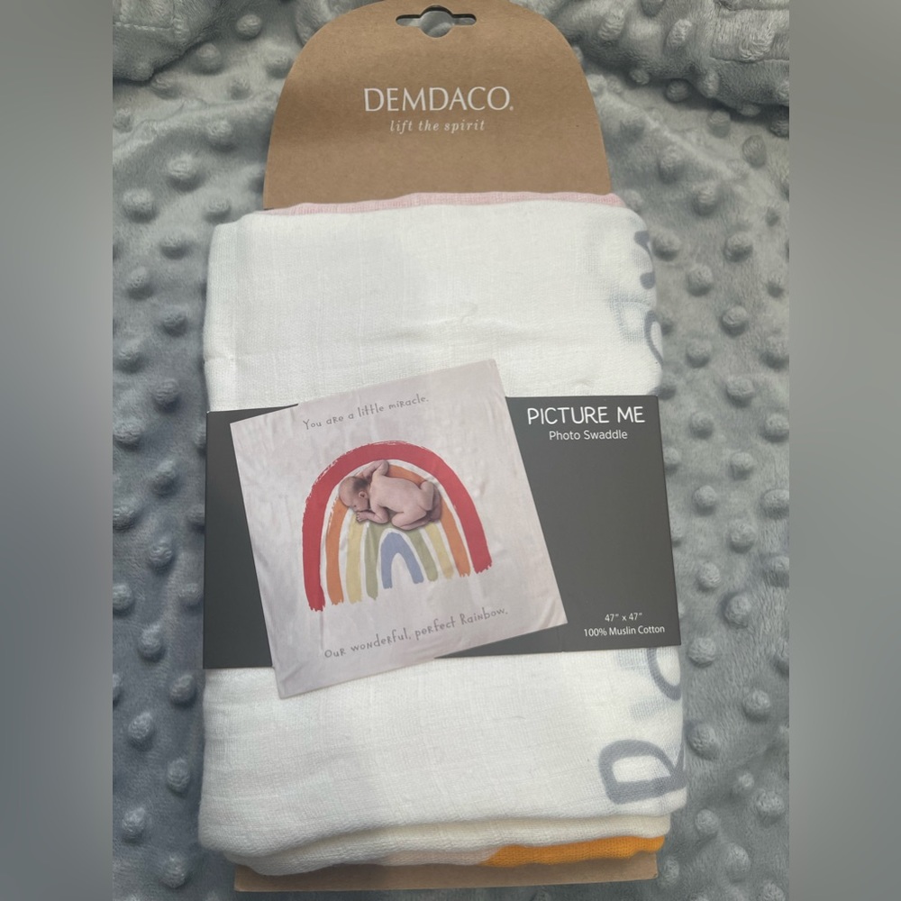 Demaco you are a little miracle swaddle photo blanket.